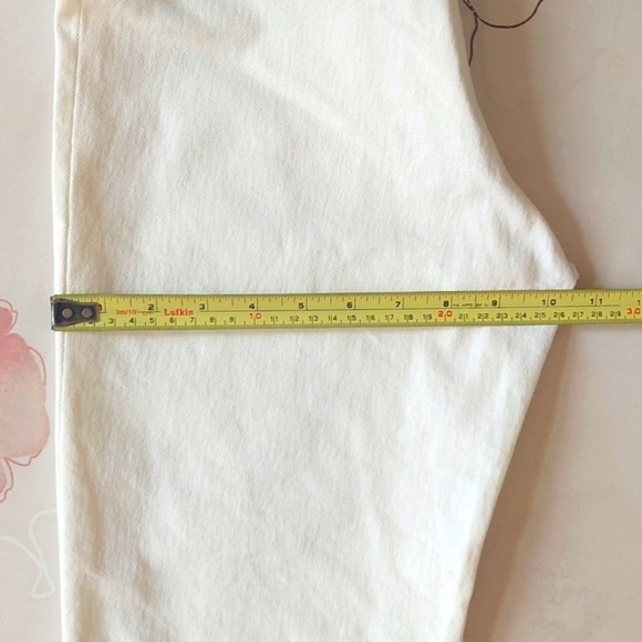 Maje white medium rise straight leg pants - Picture 9 of 11